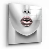 Lips Glass Wall Art.